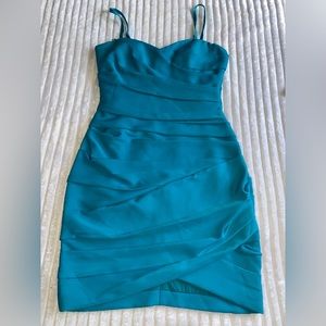 🆕. BCBG MAXAZRIA | blue jade. | mini dress | size 02